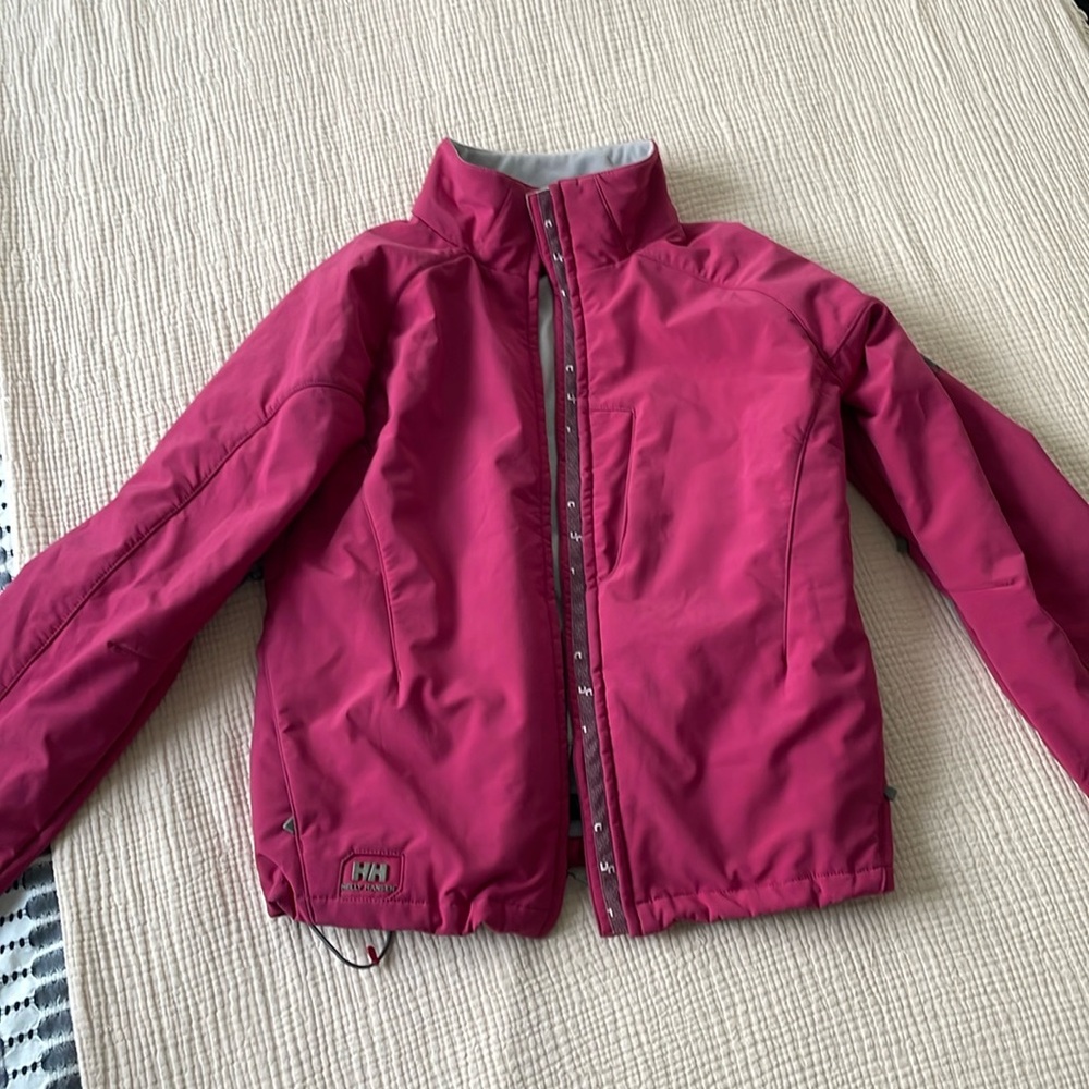 HELLY HANSEN ski jacket sz  L Barbie pink